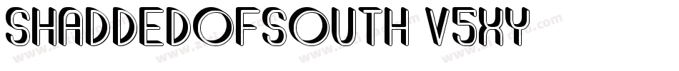 ShaddedOfSouth-v5xy字体转换