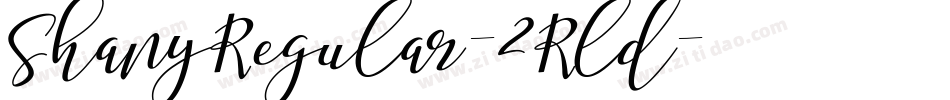 ShanyRegular-2Rld字体转换