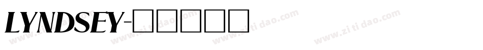 LYNDSEY字体转换