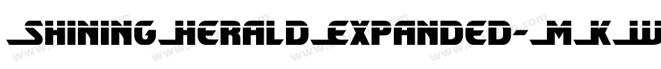 ShiningHeraldExpanded-MKWB字体转换