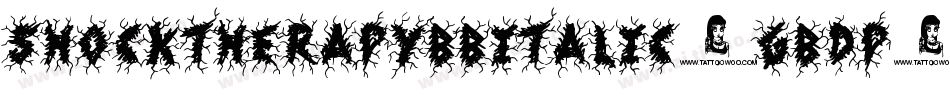 ShocktherapybbItalic-gBDP字体转换