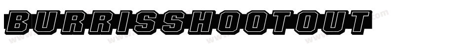 BurrisShootOut字体转换