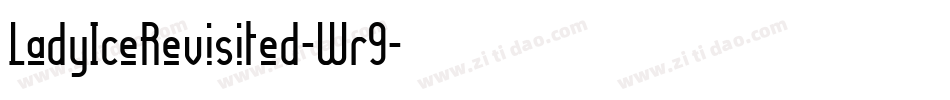 LadyIceRevisited-Wr9字体转换