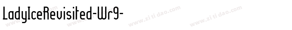 LadyIceRevisited-Wr9字体转换