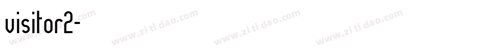 visitor2字体转换