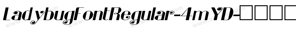 LadybugFontRegular-4mYD字体转换