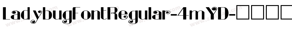 LadybugFontRegular-4mYD字体转换