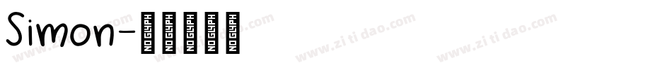 Simon字体转换