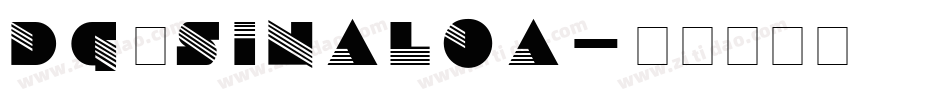 DG_Sinaloa字体转换