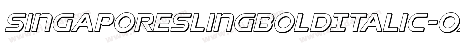 SingaporeSlingBoldItalic-OXWo字体转换 SingaporeSlingBoldItalic-OXWo字体转换