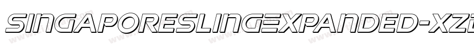 SingaporeSlingExpanded-xzDV字体转换