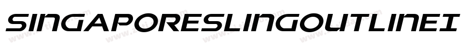 SingaporeSlingOutlineItalic-Vapx字体转换 SingaporeSlingOutlineItalic-Vapx字体转换