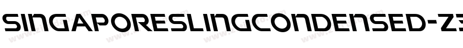 SingaporeSlingCondensed-Z31l字体转换 SingaporeSlingCondensed-Z31l字体转换