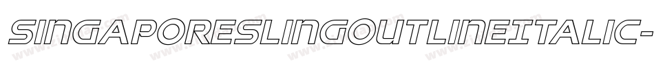 SingaporeSlingOutlineItalic-Vapx字体转换 SingaporeSlingOutlineItalic-Vapx字体转换