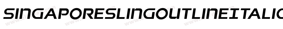 SingaporeSlingOutlineItalic-Vapx字体转换 SingaporeSlingOutlineItalic-Vapx字体转换