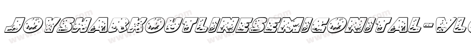 JoySharkOutlineSemiConital-vlO7字体转换