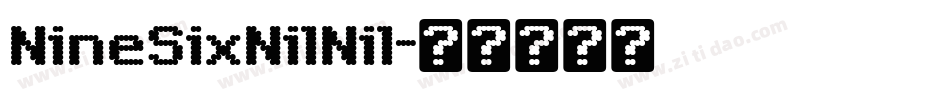 NineSixNilNil字体转换