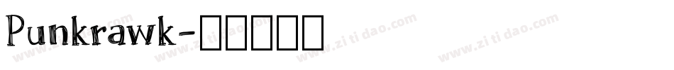 Punkrawk字体转换