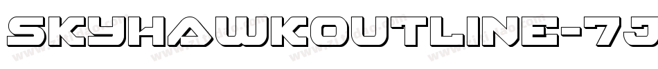 SkyhawkOutline-7J84字体转换