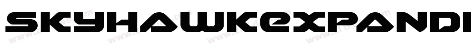 SkyhawkExpandedItalic-YpL2字体转换