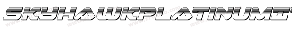 SkyhawkPlatinumItalic-P047字体转换