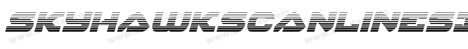 SkyhawkScanlinesItalic-XxYG字体转换 SkyhawkScanlinesItalic-XxYG字体转换