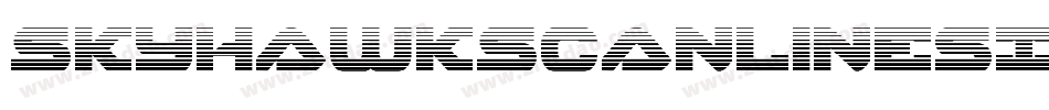 SkyhawkScanlinesItalic-XxYG字体转换 SkyhawkScanlinesItalic-XxYG字体转换