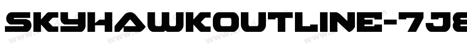 SkyhawkOutline-7J84字体转换