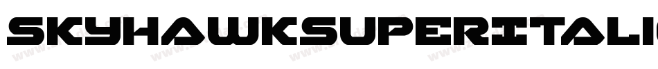 SkyhawkSuperItalic-omYx字体转换
