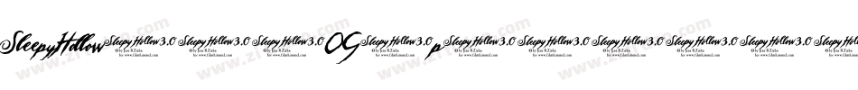SleepyHollow30-OG6p字体转换
