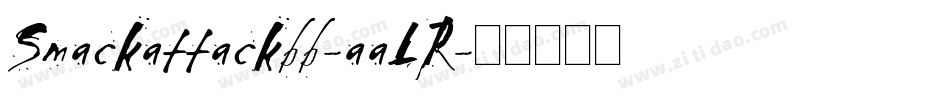 Smackattackbb-aaLR字体转换