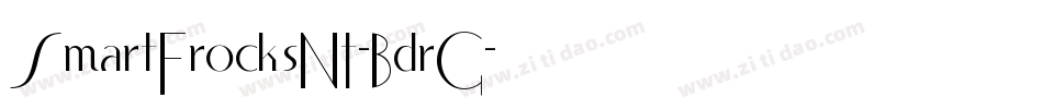 SmartFrocksNf-BdrG字体转换