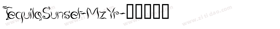 TequilaSunset-MzYr字体转换