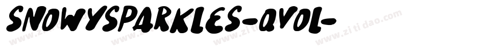 SnowySparkles-qVOl字体转换