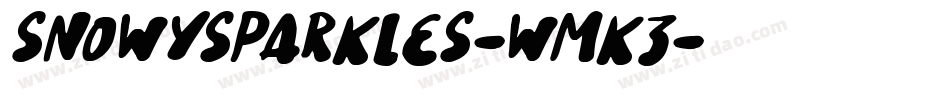 SnowySparkles-wMK3字体转换