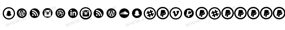 SocialIcons-3Vz6字体转换