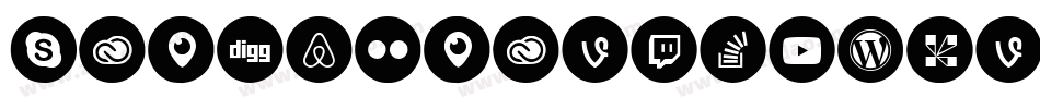 IconsSocialMedia14-z2PL字体转换 IconsSocialMedia14-z2PL字体转换
