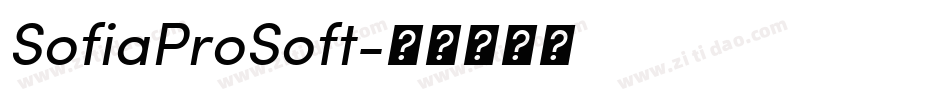 SofiaProSoft字体转换