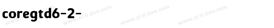 coregtd6-2字体转换
