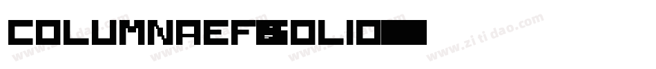 ColumnaEF-Solid字体转换