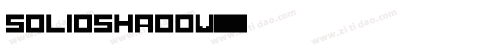 SolidShadow字体转换