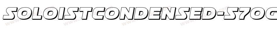 SoloistCondensed-57oG字体转换