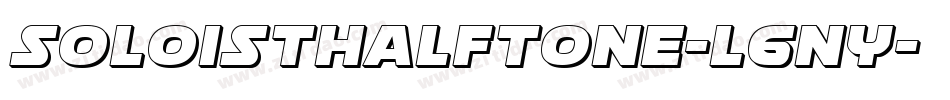 SoloistHalftone-l6ny字体转换