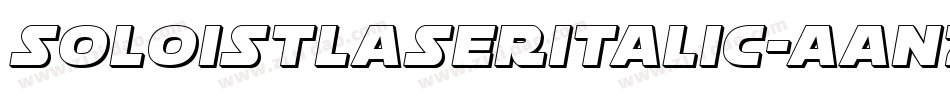 SoloistLaserItalic-Aan7字体转换