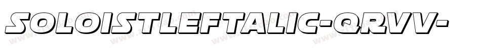 SoloistLeftalic-qRvV字体转换