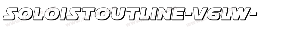 SoloistOutline-V6lw字体转换