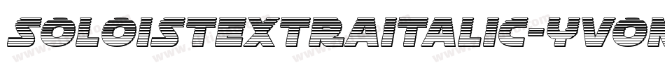 SoloistExtraItalic-yvOM字体转换