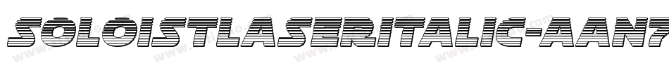 SoloistLaserItalic-Aan7字体转换
