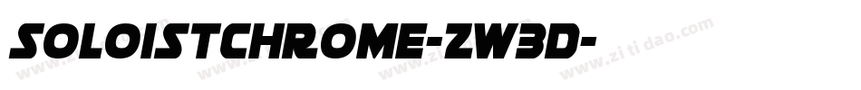 SoloistChrome-zw3D字体转换
