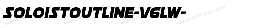 SoloistOutline-V6lw字体转换